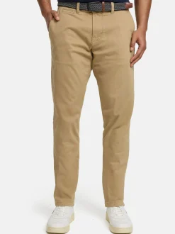 Indicode Herren Chinohose - Eary in beige sand