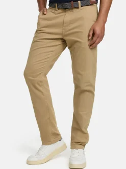 Indicode Herren Chinohose - Eary in beige sand