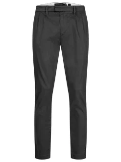 Indicode Herren Chinohose - Ignazo in anthrazit grau
