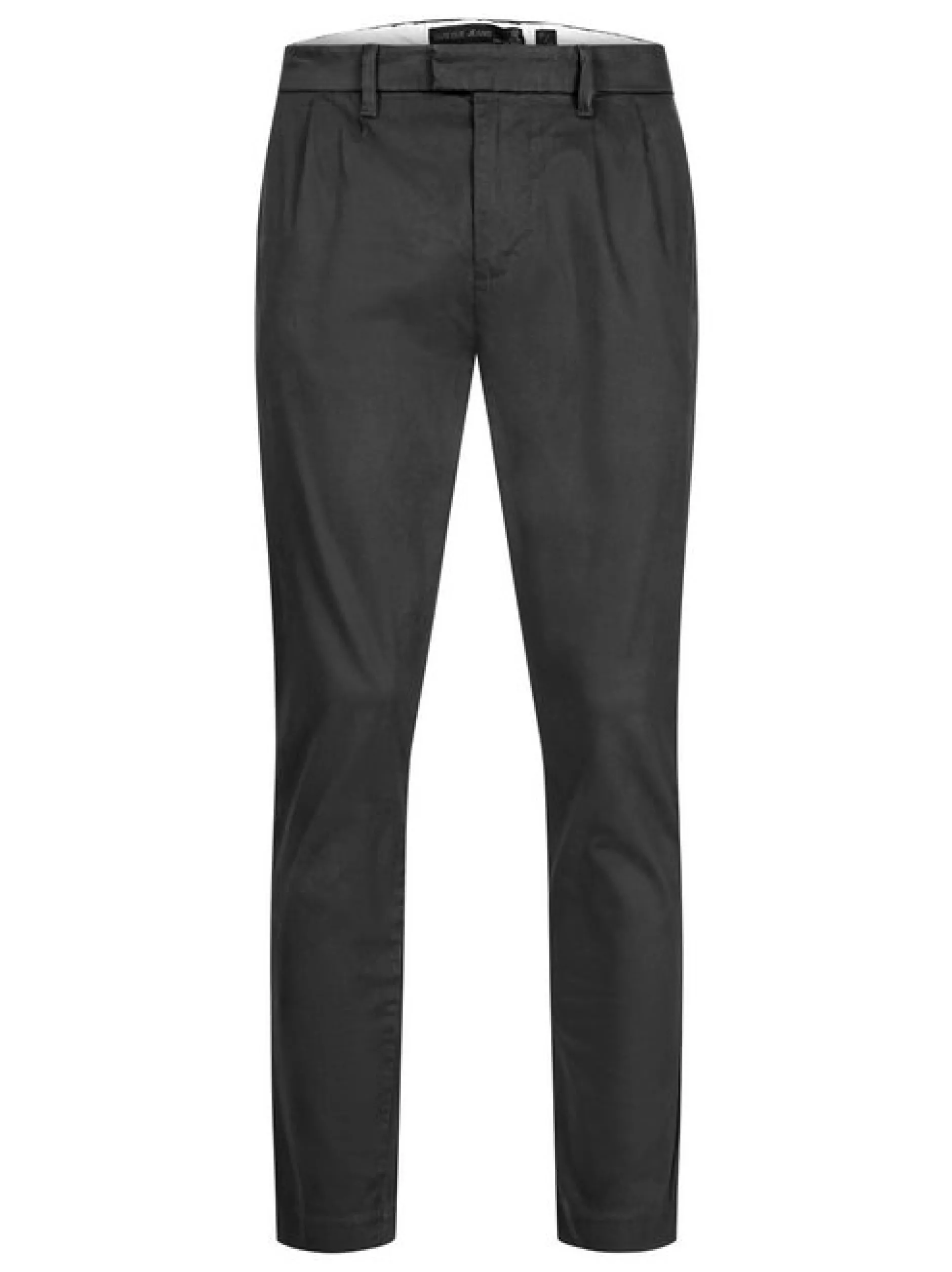 Indicode Herren Chinohose - Ignazo in anthrazit grau