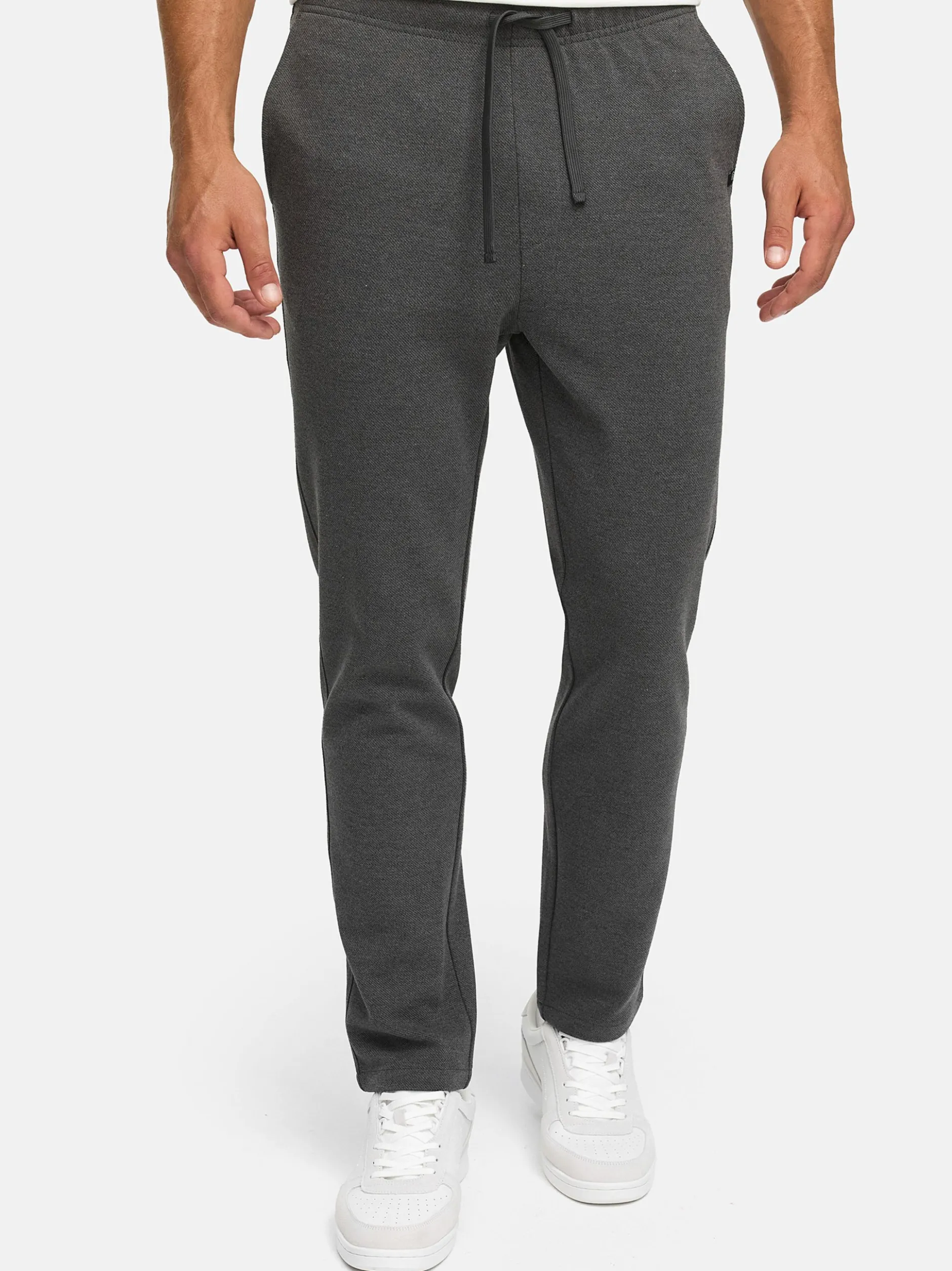 Indicode Herren Chinohose - INCowell Chinohose in anthrazit