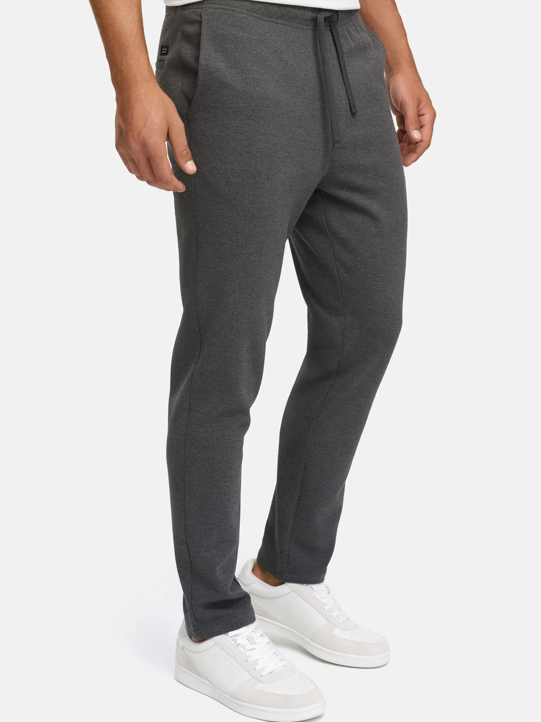 Indicode Herren Chinohose - INCowell Chinohose in anthrazit