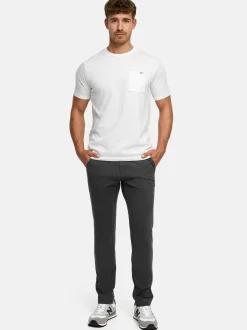 Indicode Herren Chinohose - INPilli in anthrazit grau