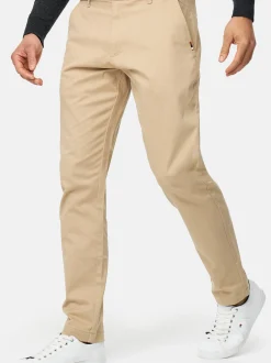 Indicode Herren Chinohose - INKellen in beige sand