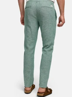 Indicode Herren Chinohose - INLino in grün