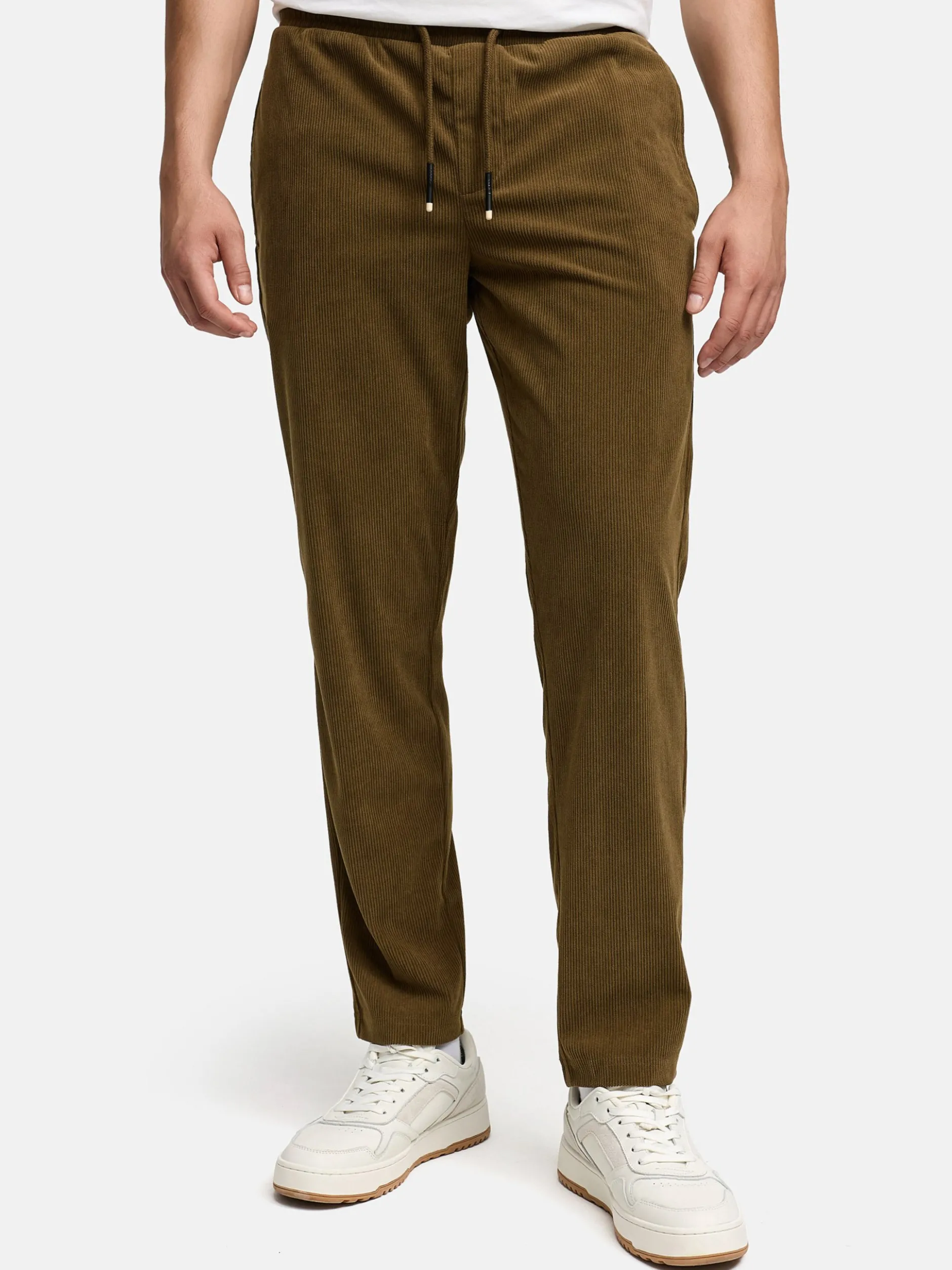 Indicode Herren Chinohose - INNemoto Pants in oliv