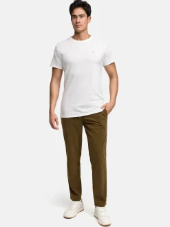 Indicode Herren Chinohose - INNemoto Pants in oliv