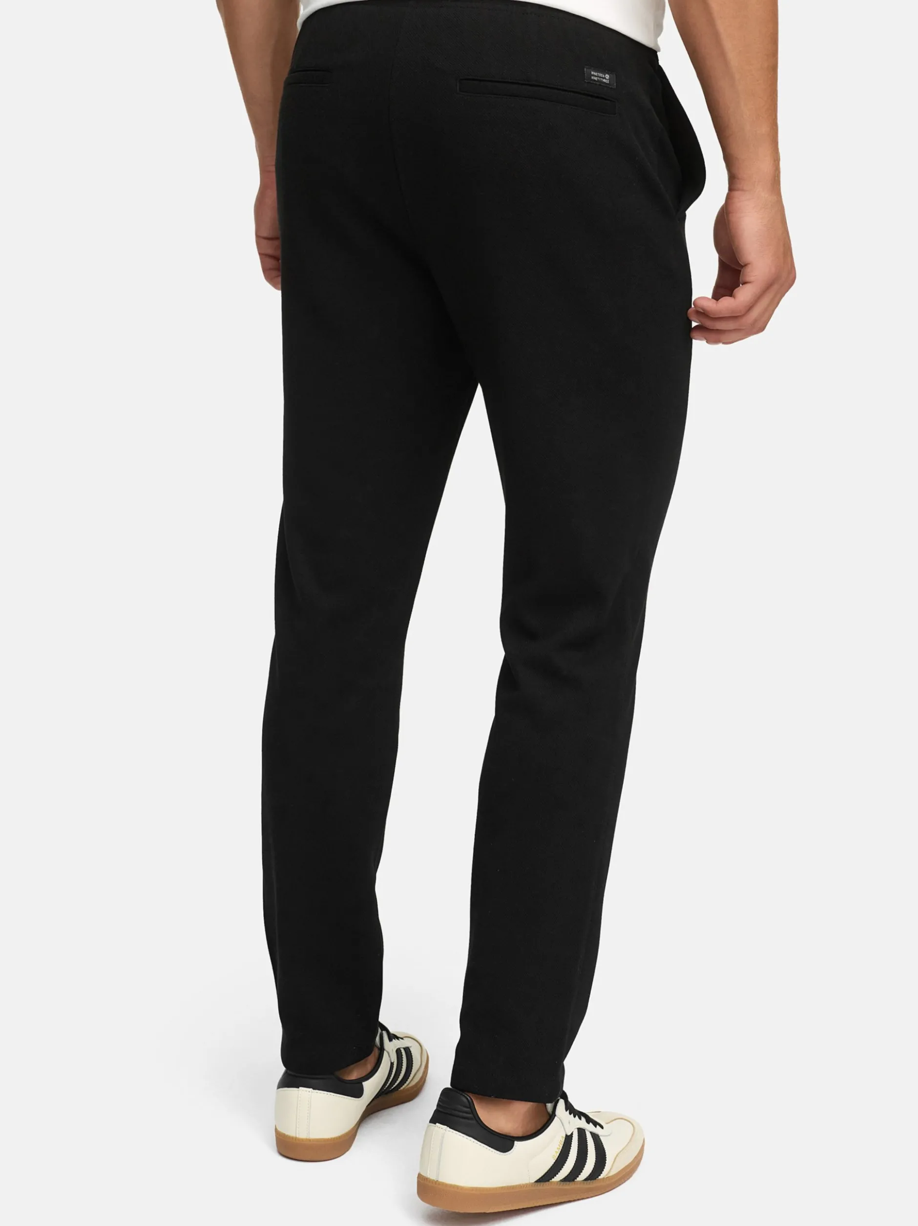 Indicode Herren Chinohose - INCowell Chinohose in schwarz
