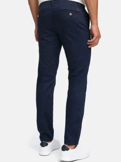 Indicode Herren Chinohose - INDanina in blau marine