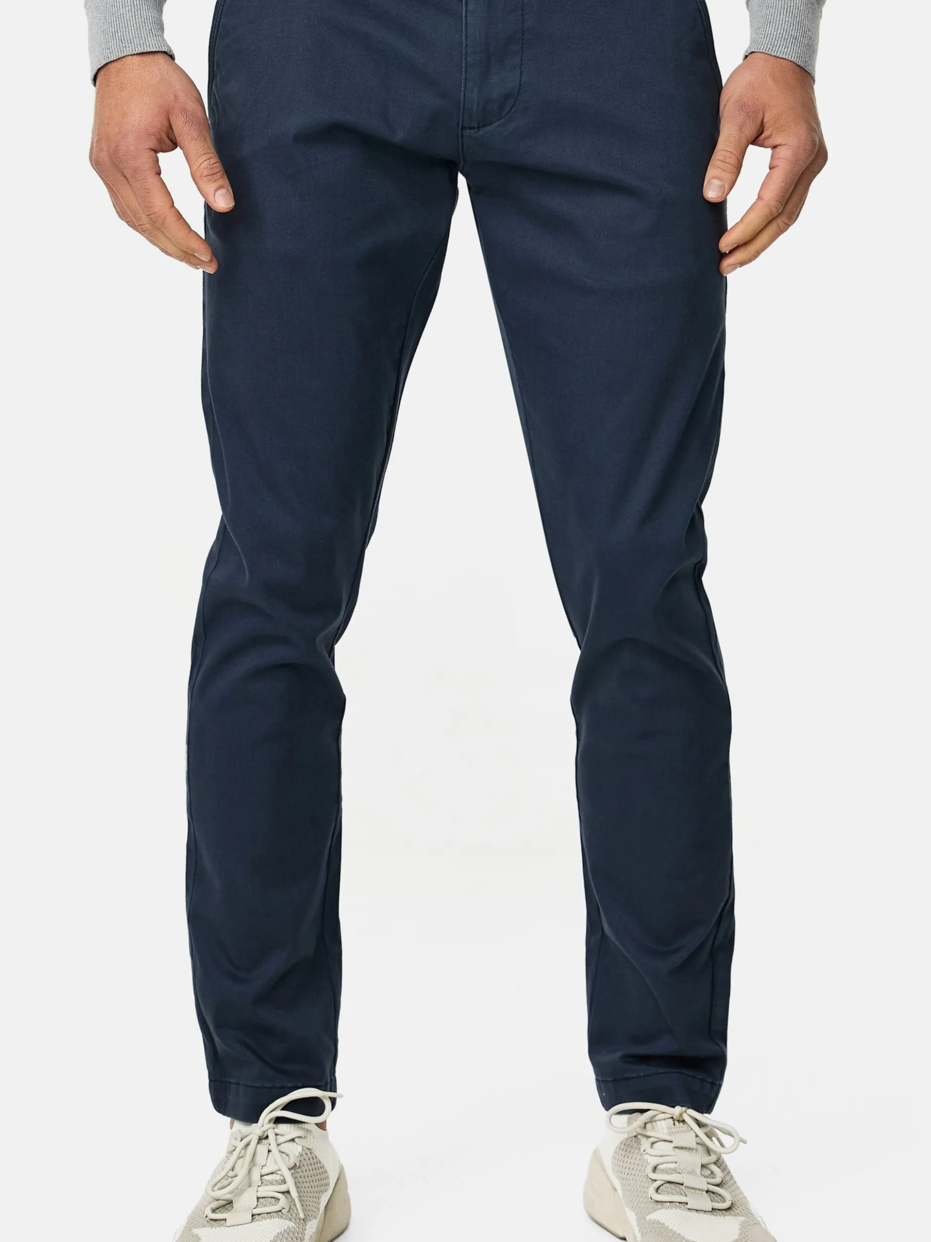 Indicode Herren Chinohose - INKellen in marine