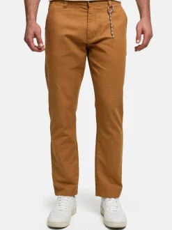 Indicode Herren Chinohose - INMelio Chino in camel