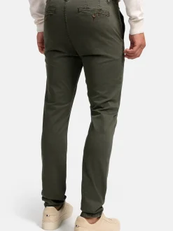 Indicode Herren Chinohose - INGeoport in khaki