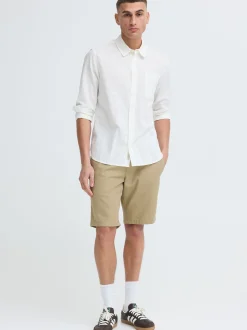 Indicode Herren Chinoshorts - IDZarwyn in braun