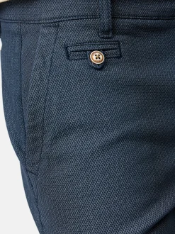 Indicode Herren Chino Shorts - Cuba in hellblau blue stone