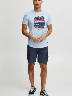 Indicode Herren Chinoshorts - IDPeter in marine