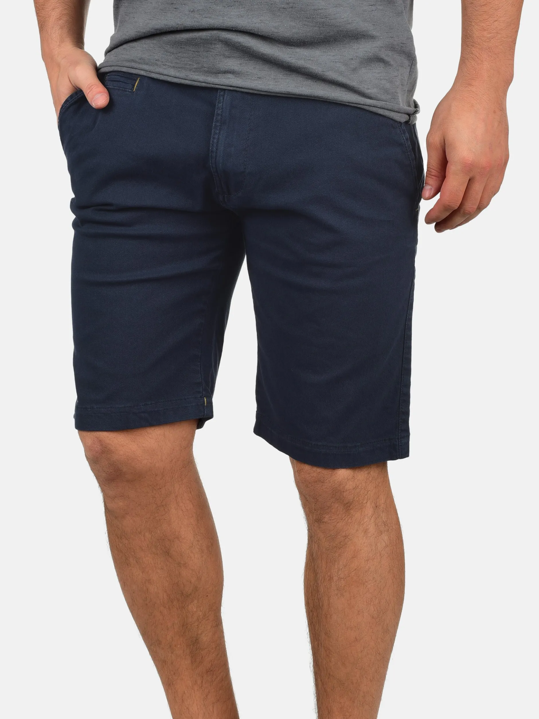 Indicode Herren Chinoshorts - IDMiko in marine