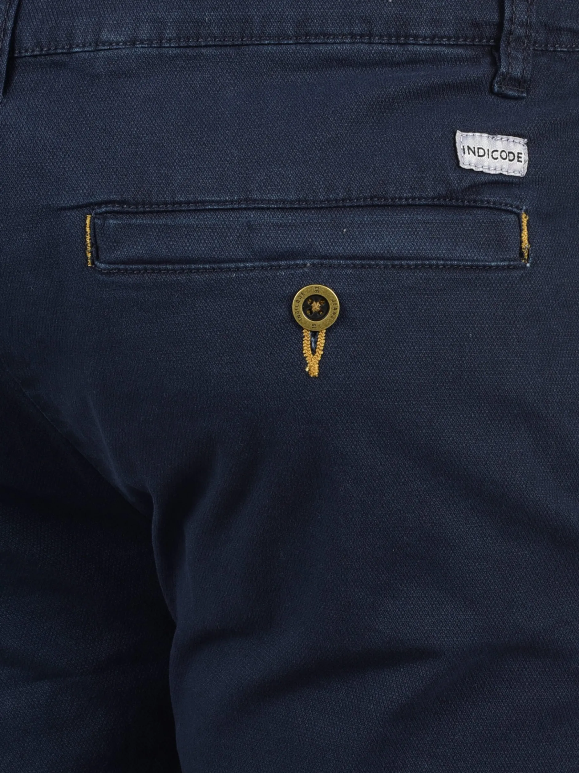 Indicode Herren Chinoshorts - IDMiko in marine