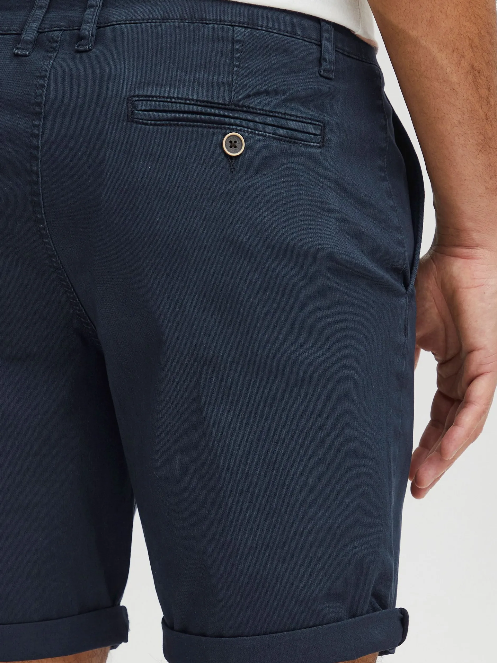 Indicode Herren Chinoshorts - IDLuca in marine
