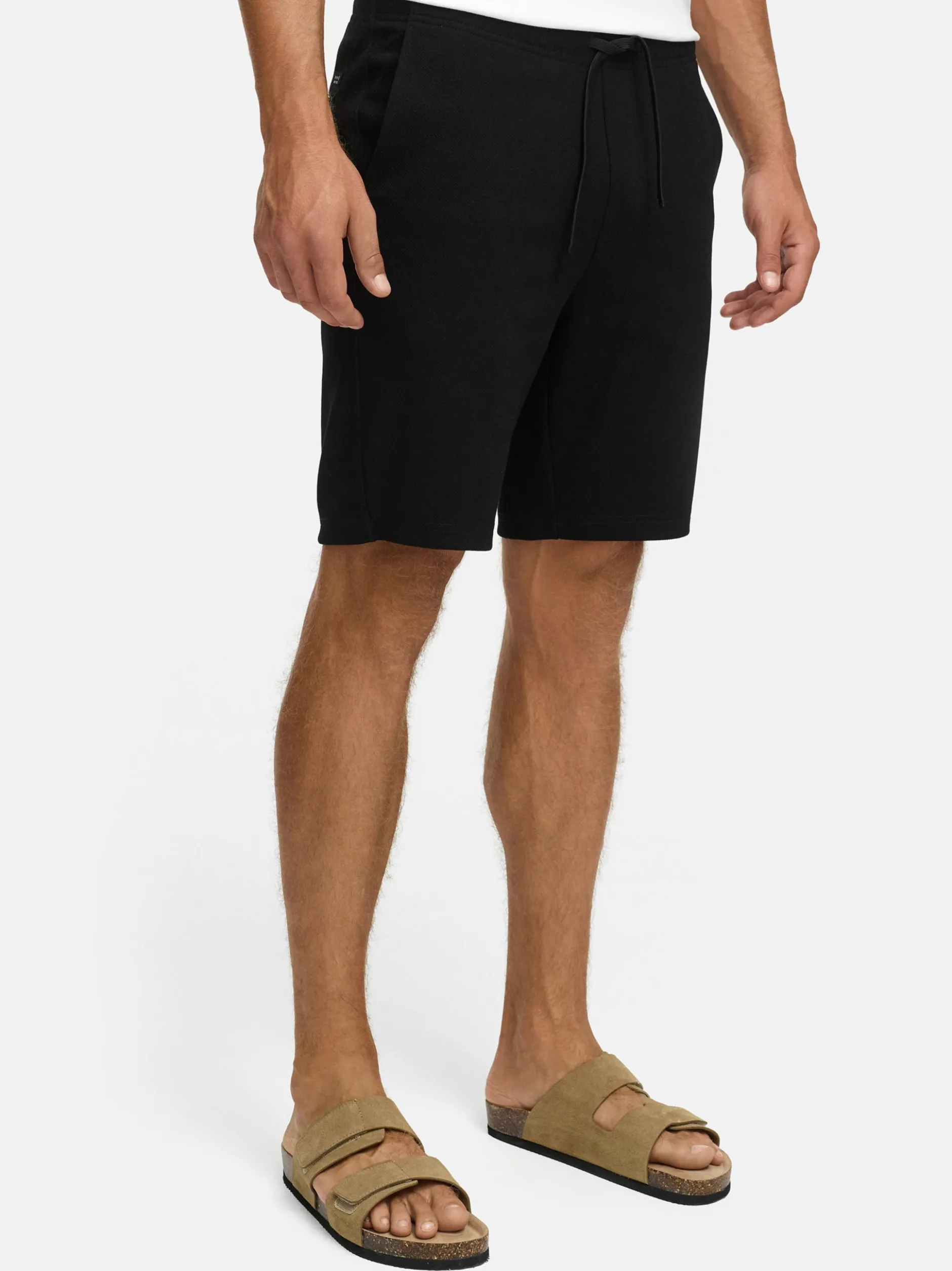 Indicode Herren Chino-Shorts - INCowell Short in schwarz