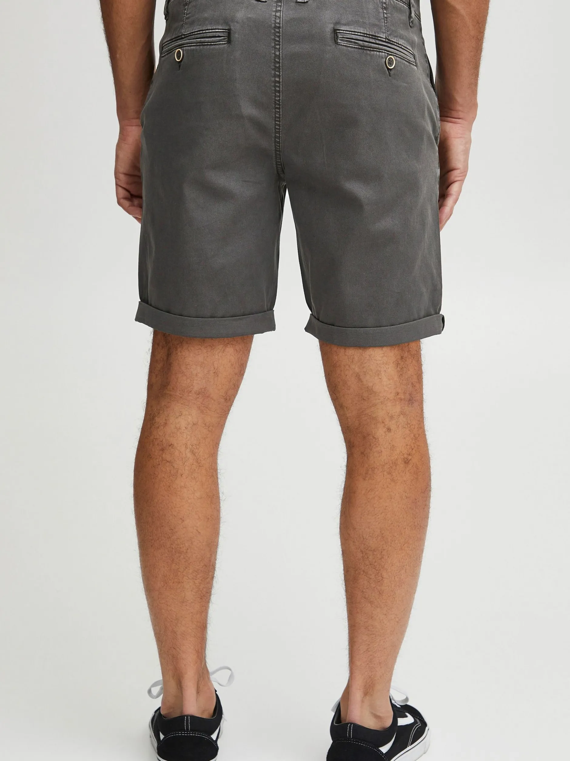 Indicode Herren Chinoshorts - IDLuca in grau
