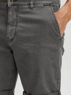Indicode Herren Chinoshorts - IDLuca in grau