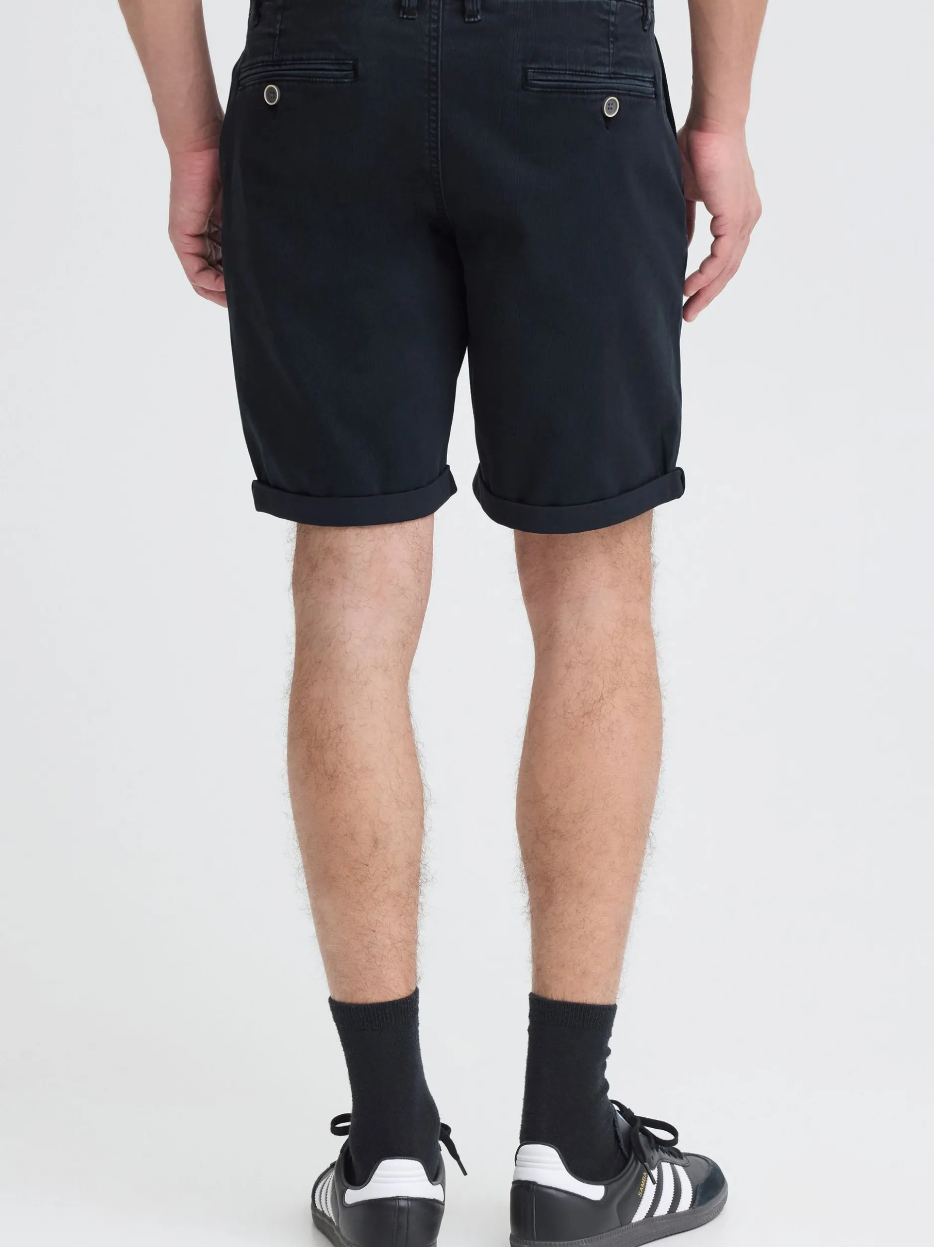 Indicode Herren Chinoshorts - IDLuca in schwarz