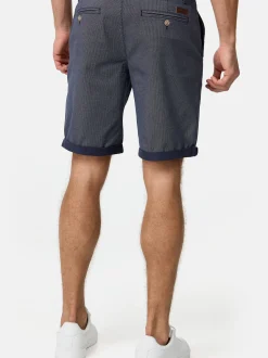 Indicode Herren Chino Shorts - Cuba in indigo marine