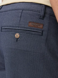 Indicode Herren Chino Shorts - Cuba in indigo marine