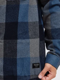 Indicode Herren Hemdjacke - IDValmer in blau