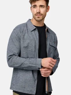 Indicode Herren Hemd Langarm - INEuron in marine