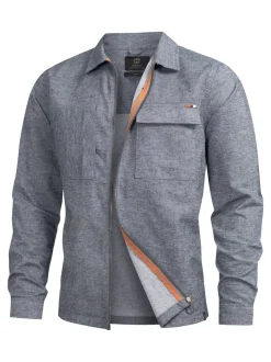 Indicode Herren Hemd Langarm - INEuron in marine