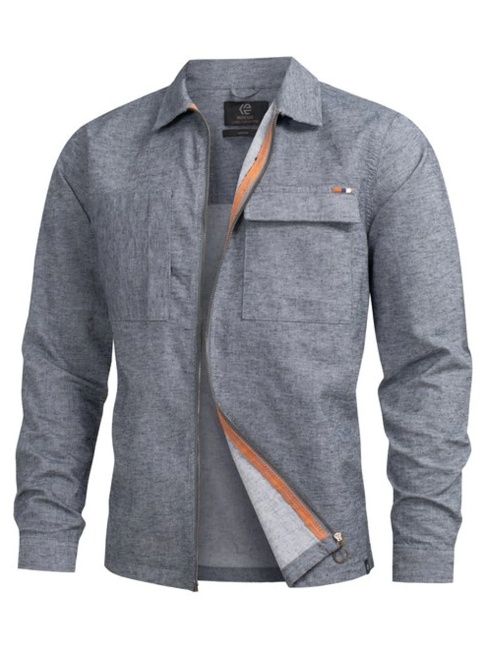 Indicode Herren Hemd Langarm - INEuron in marine