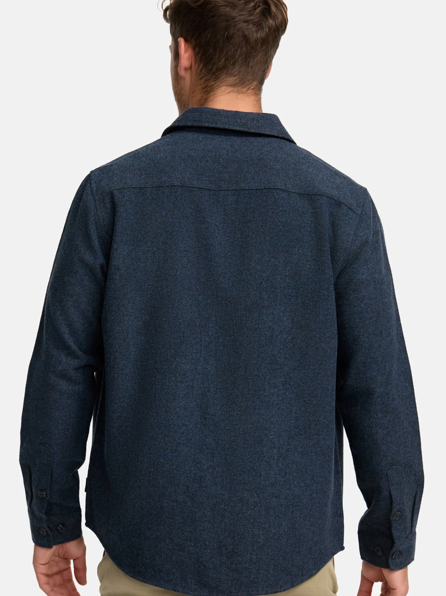 Indicode Herren Hemd Langarm - INLui in marine