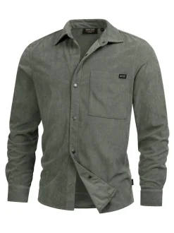 Indicode Herren Hemd Langarm - INNemoto Shirt in grau