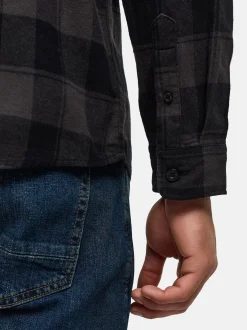 Indicode Herren Hemd Langarm - INBakula in schwarz