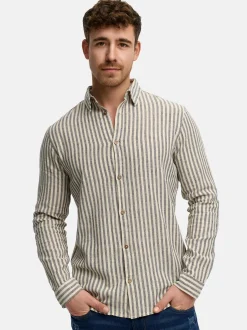 Indicode Herren Hemd Langarm - INTerra in marine