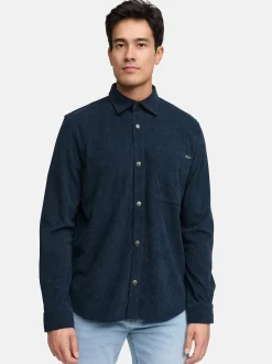 Indicode Herren Hemd Langarm - INNemoto Shirt in blau