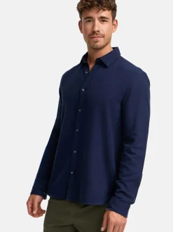 Indicode Herren Hemd Langarm - INGilman in marine