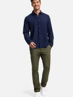 Indicode Herren Hemd Langarm - INGilman in marine