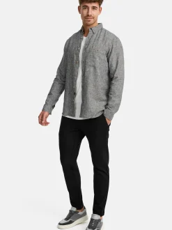 Indicode Herren Hemd Langarm - INNiell in schwarz