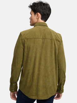 Indicode Herren Hemd Langarm - INNemoto Shirt in oliv khaki