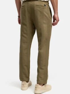 Indicode Herren Hose - INIndie in beige grün