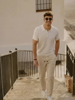 Indicode Herren Hose - INIndie in vanille weiß