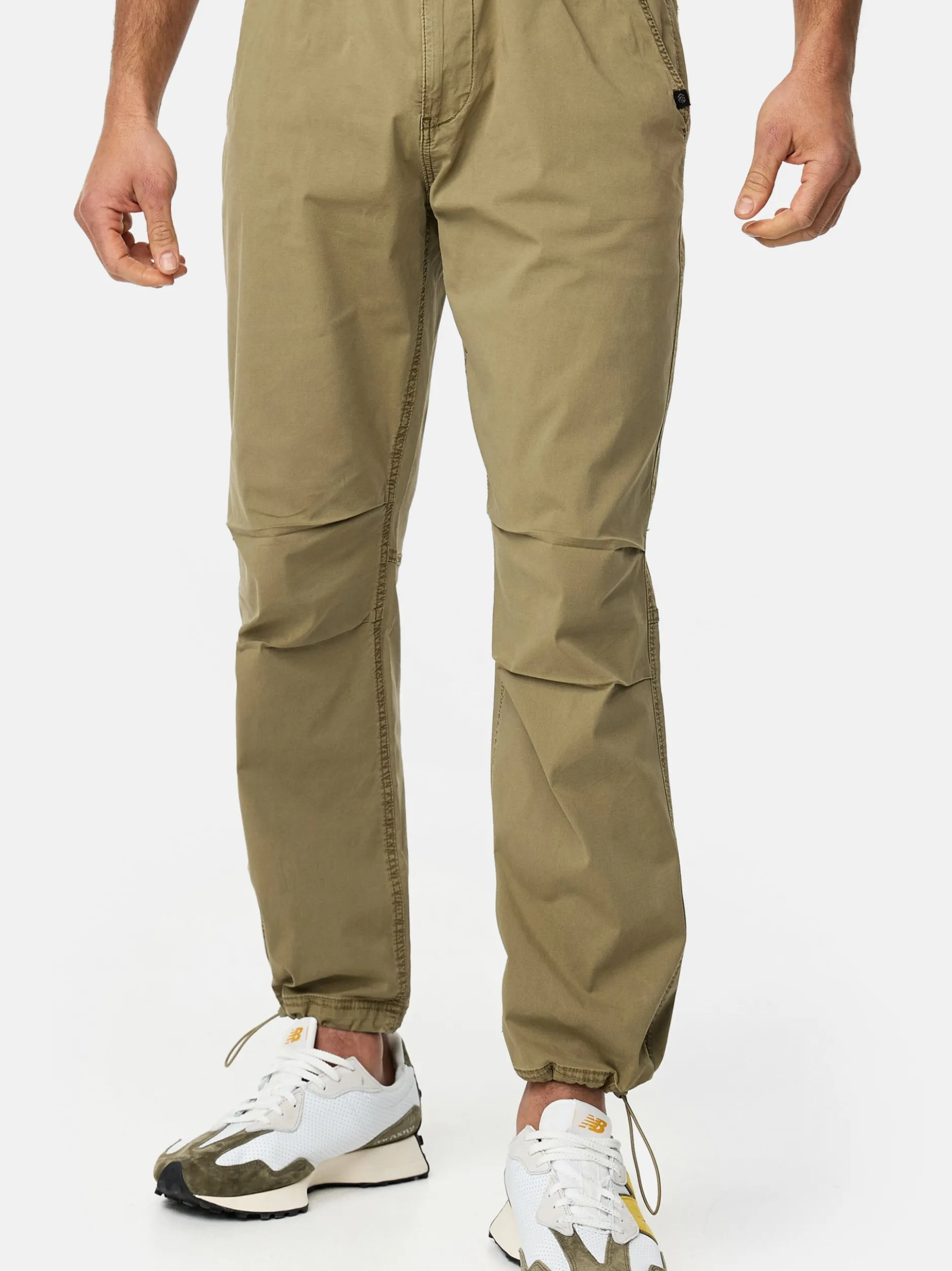 Indicode Herren Hose - INPaulino in beige grün