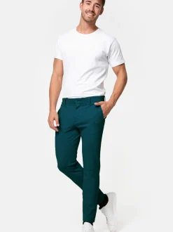 Indicode Herren Hose - Rodekro in aqua blau