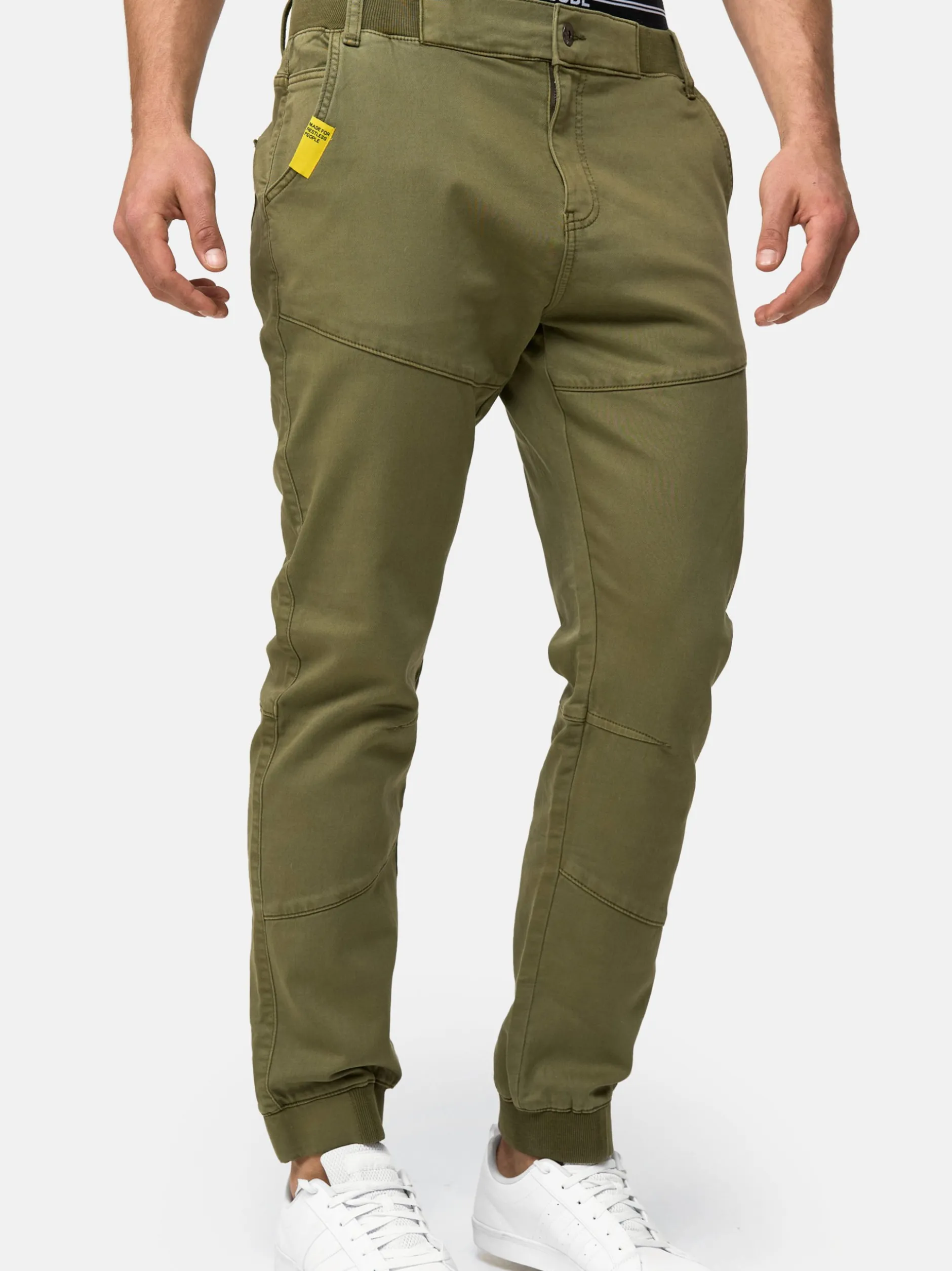 Indicode Herren Hose - Zannes in khaki