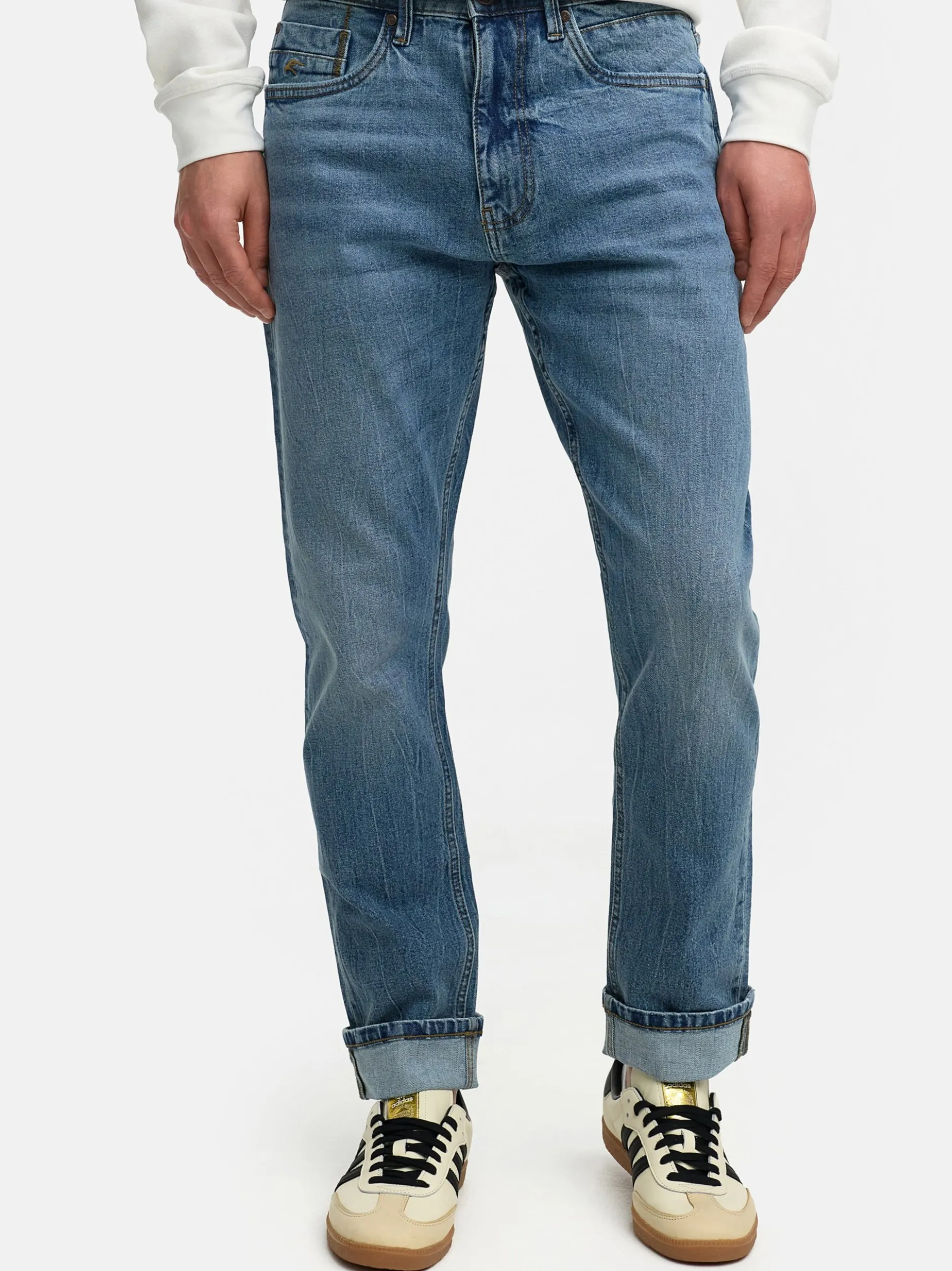 Indicode Herren Jeanshose - INChammy in indigo denim