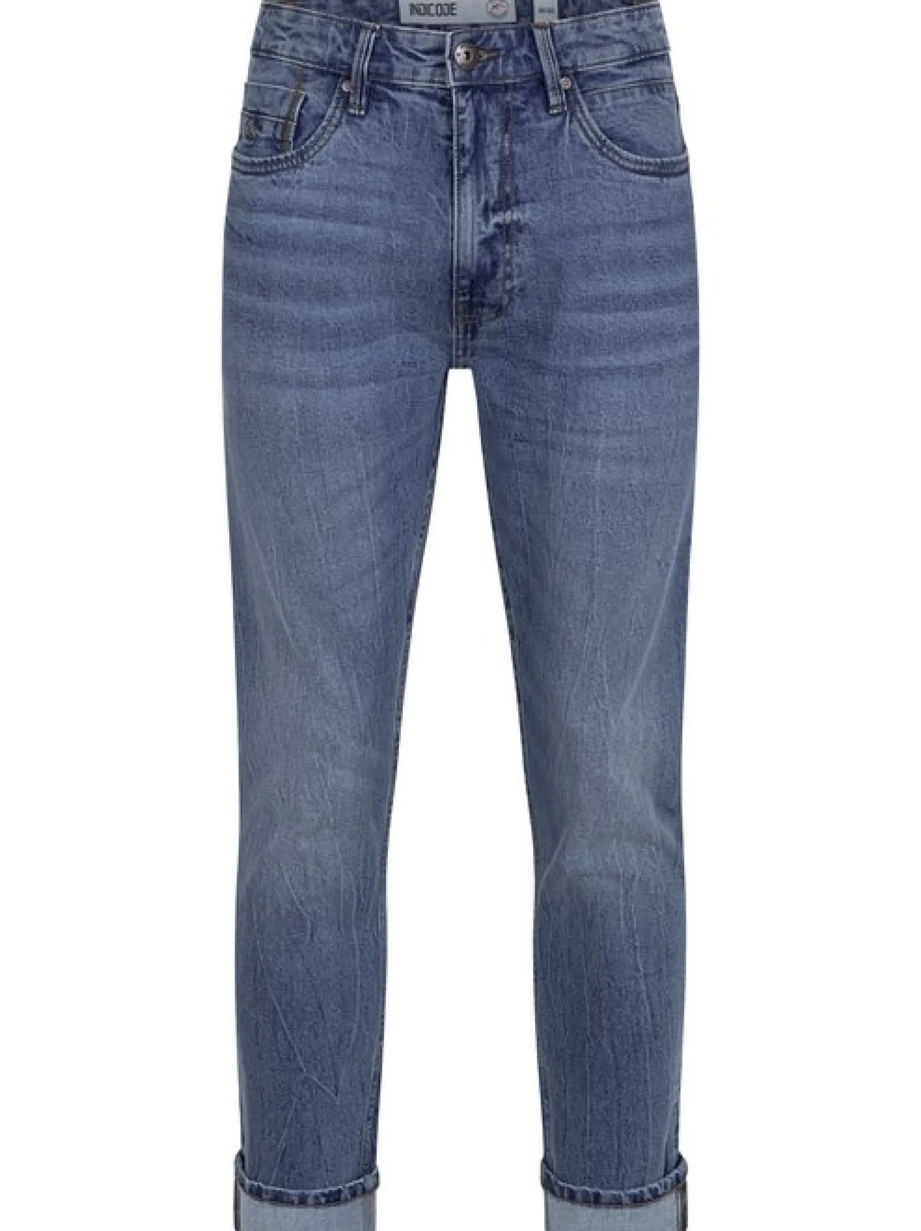 Indicode Herren Jeanshose - INChammy in indigo denim