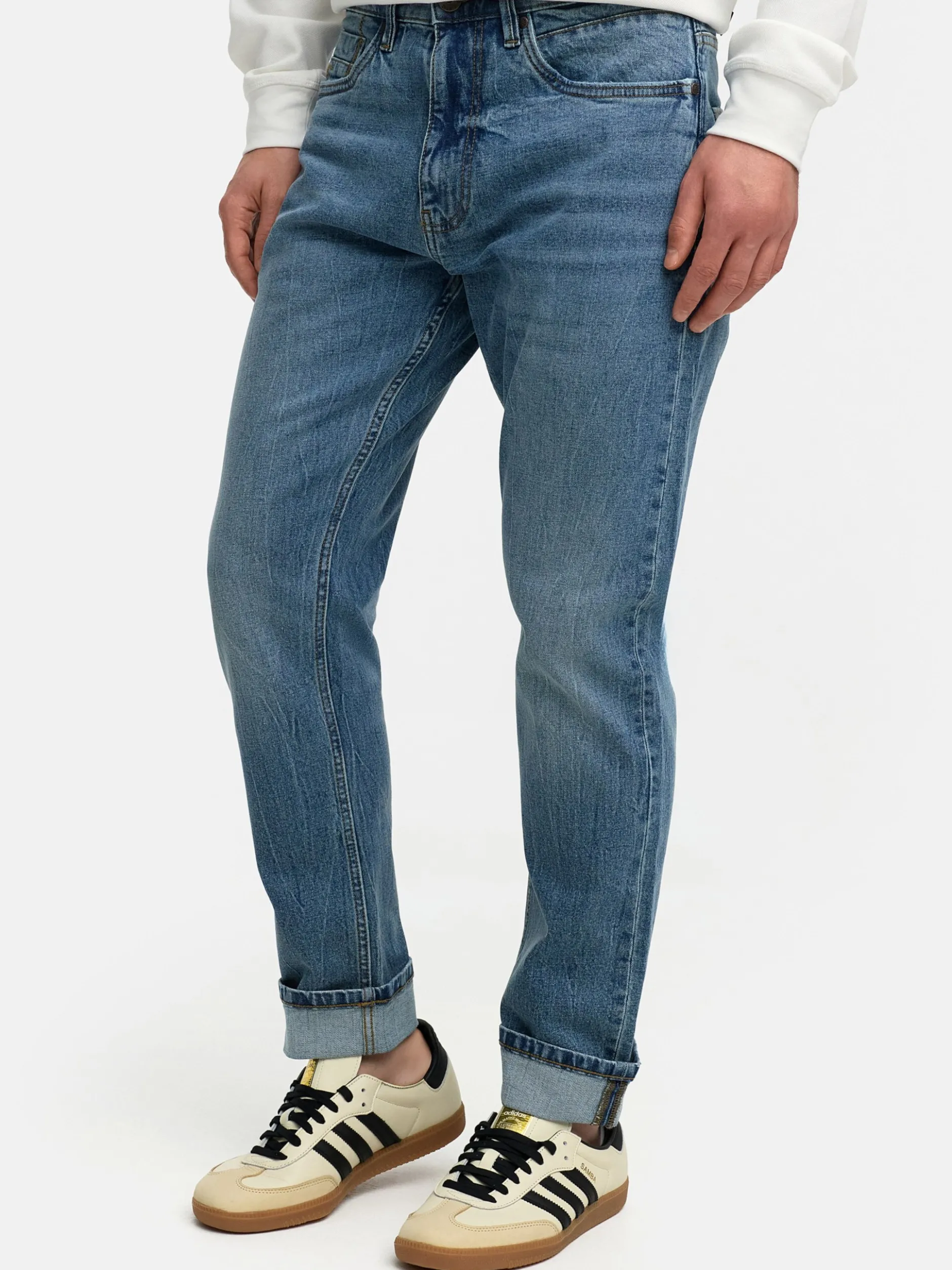 Indicode Herren Jeanshose - INChammy in indigo denim