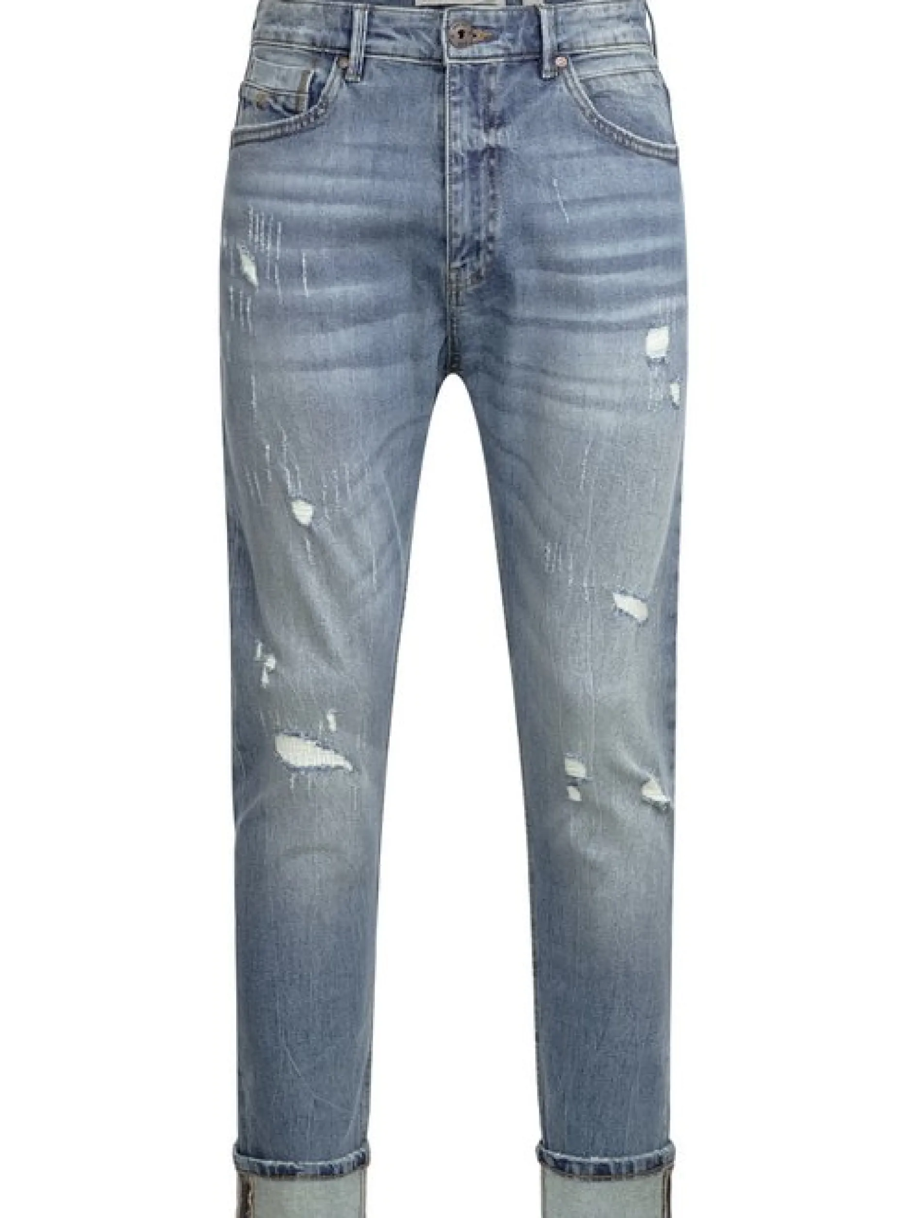 Indicode Herren Jeanshose - INSmalinos in denim